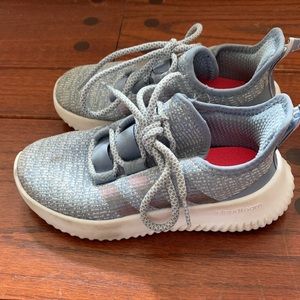 Girls adidas sneakers - silver/blue